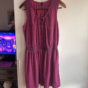 GAP Fuchsia Patterned Mini Dress
